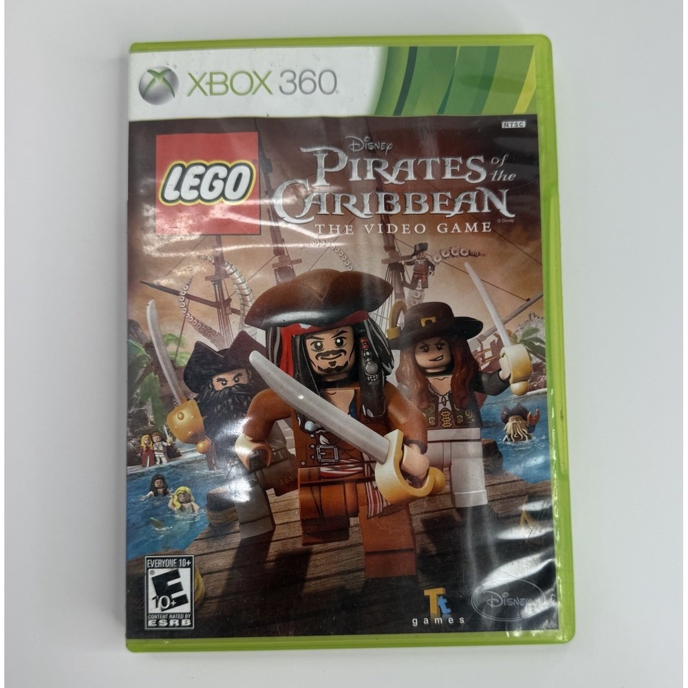 Disney Pirates of The Caribbean LEGO Xbox 360 Video Game With Manuel Untested